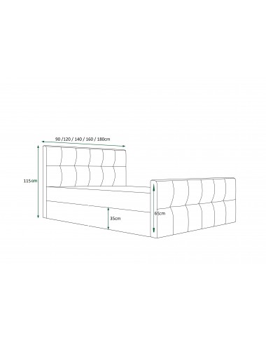 Postel Blind 120x200 cm